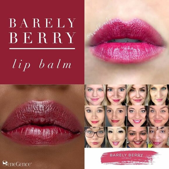 Barely Berry LipSense Tinted Moisturizing Lip Balm - Picture 1 of 3